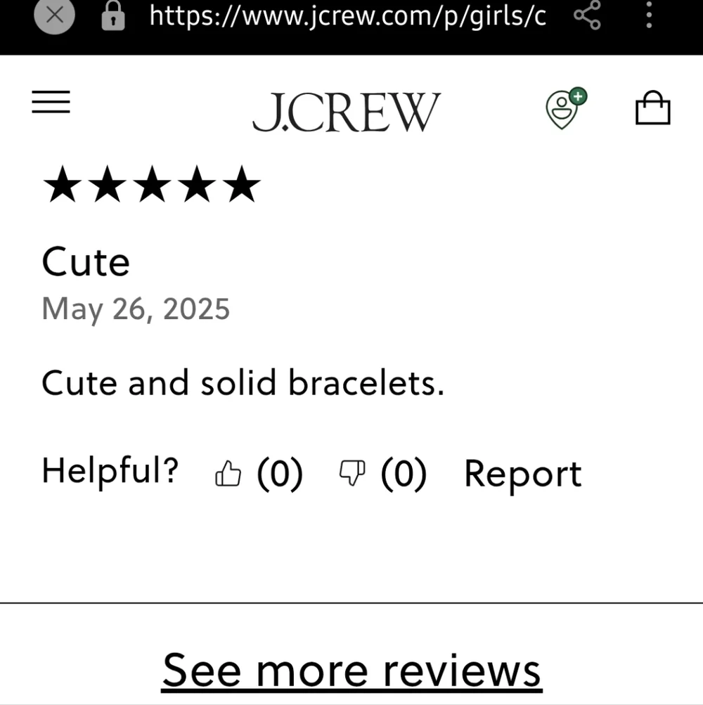 J.Crew Crewcuts Girls chunky beaded bracelets two-pack PINK BNWT SO Retired